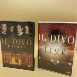 Il Divo dvd lot of 2 - encore and live at the greek theater - vocal group.